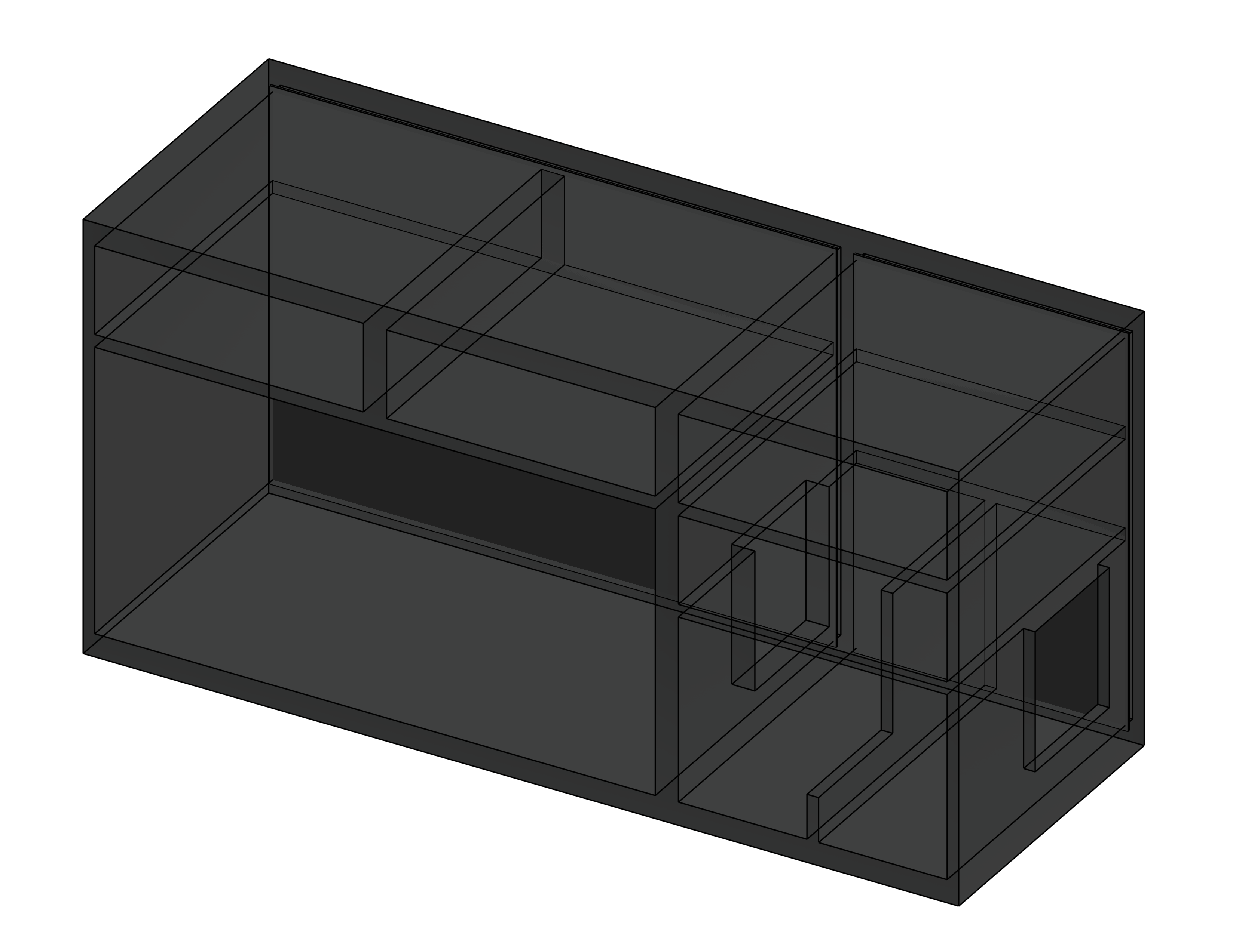 Option C — U-shaped maze corridor